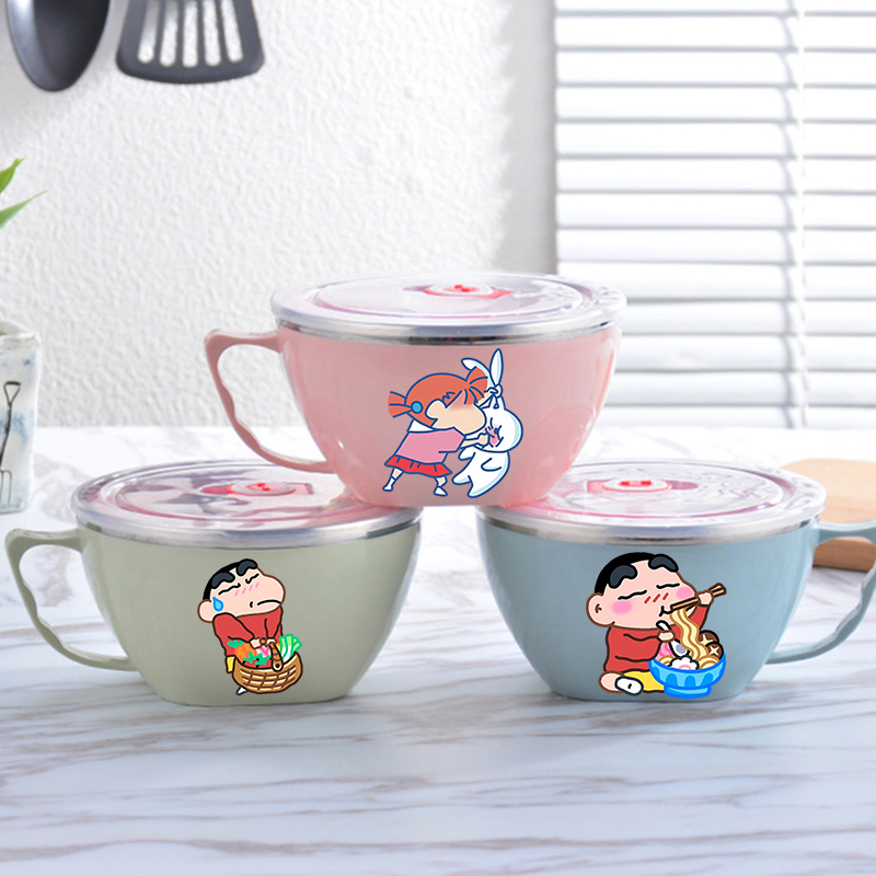 Food Storage Room - Crayon Shin-chan Noodle Bowl Large Capacity