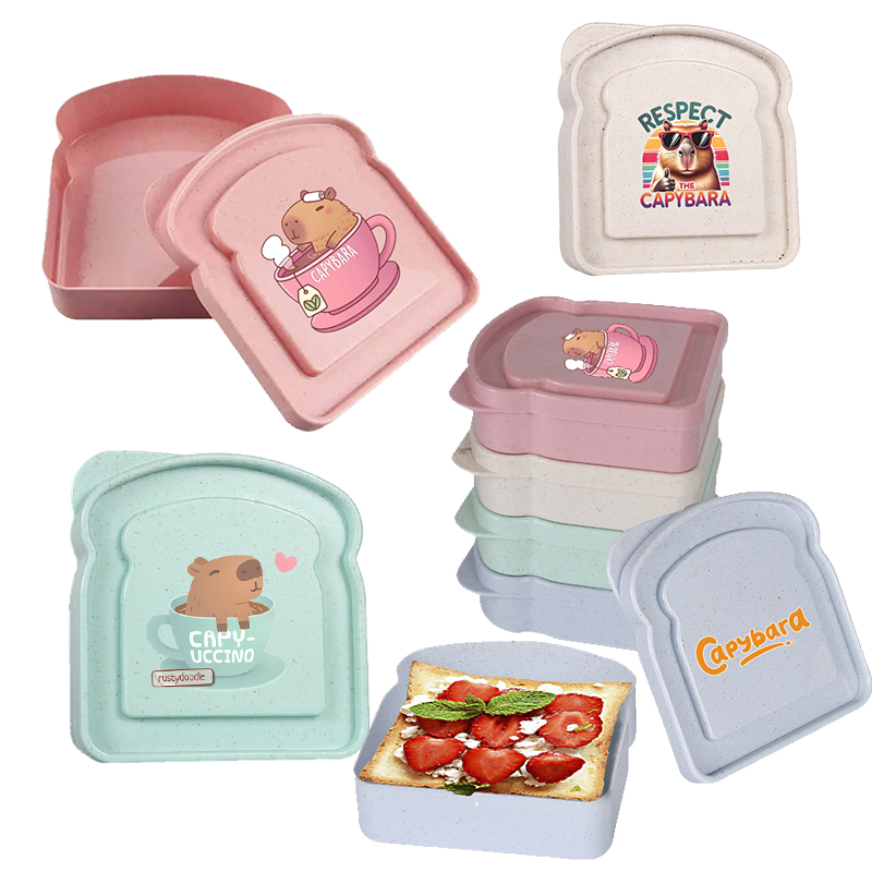 Food Storage Order - Capybara Sandwich Food Storage Case Container