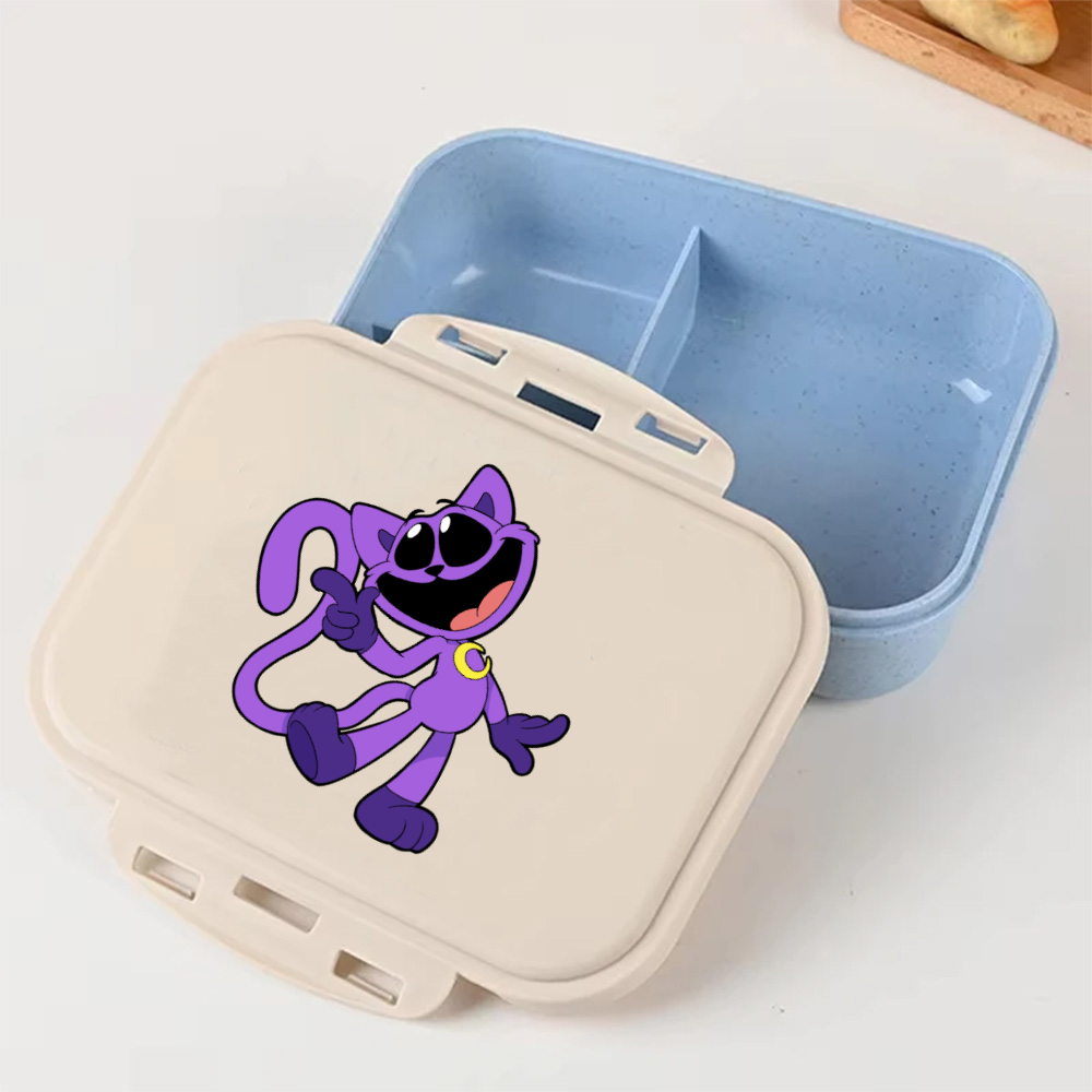 Food Storage Room - Cartoon Poppy Playtime Blue Lunch Box