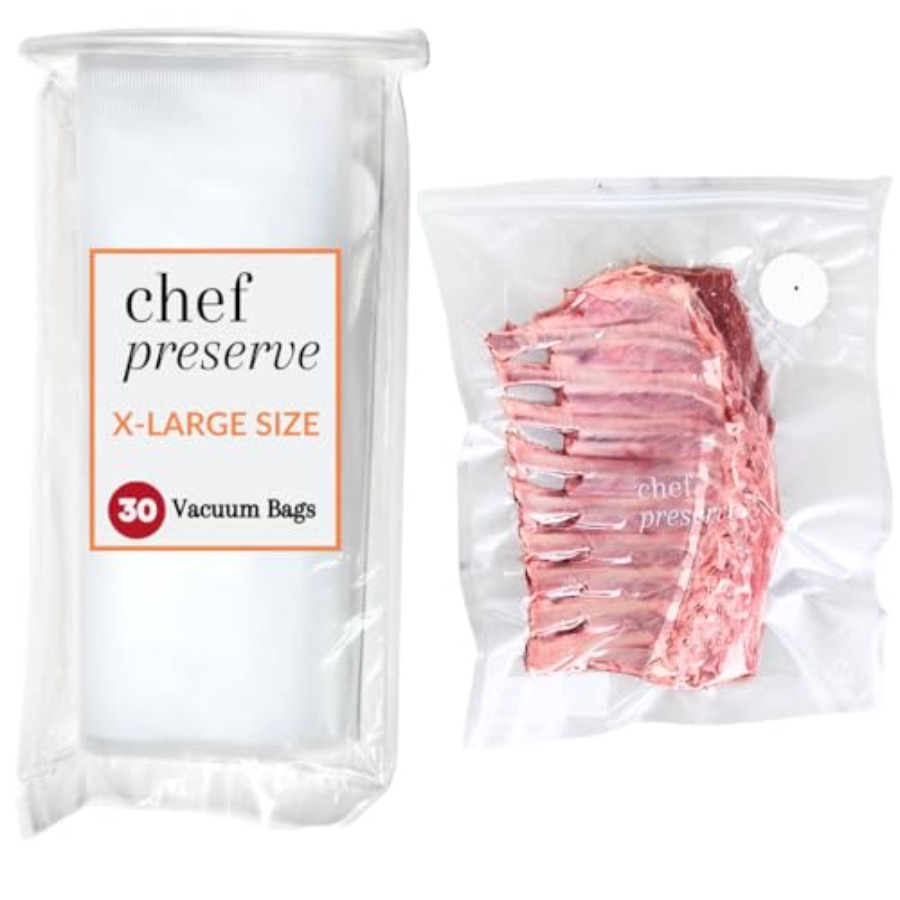 Food Storage Bags Reusable - Reusable Vacuum Sealer Bags for Food