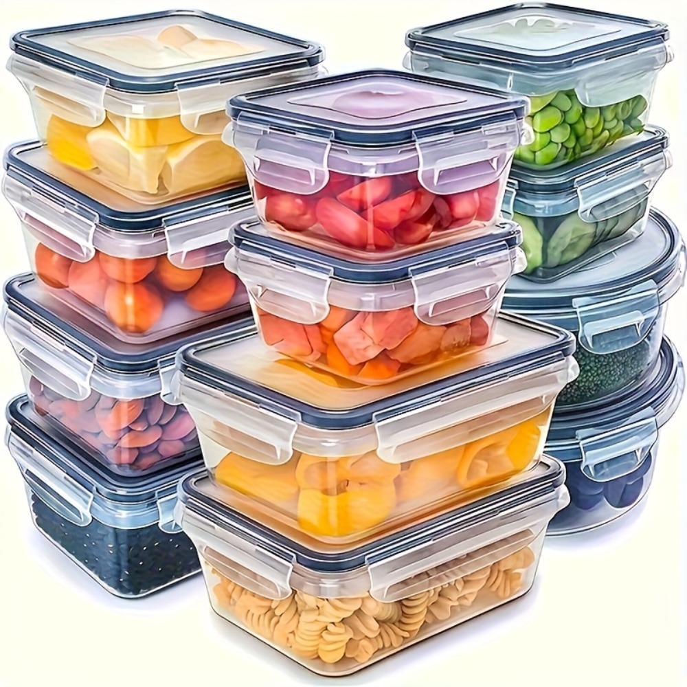 Food Storage Order - Set BPA-Free Airtight Food Containers with