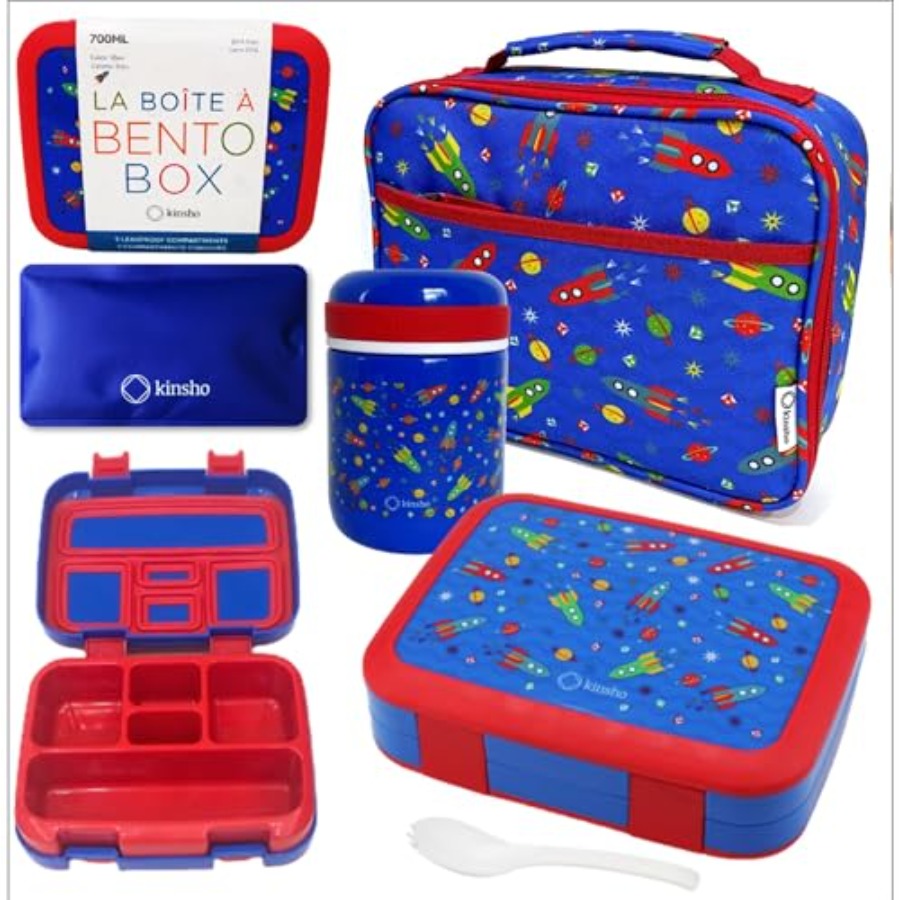 Stainless Lunch Box - Bento Box with Thermo Stainless Steel