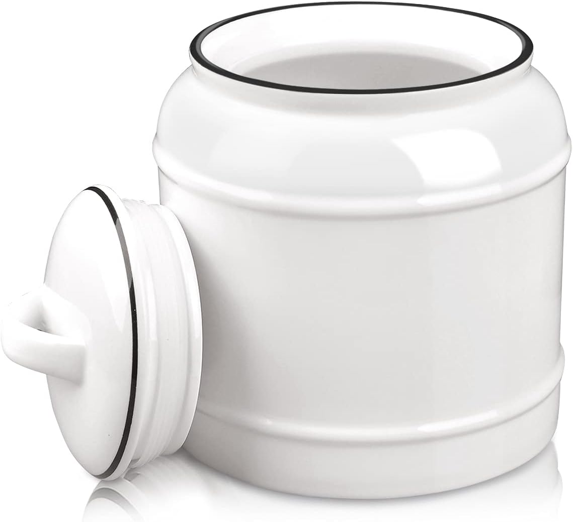 Food Storage Plastic - 9cup/72oz Ceramic Jar for Dry Food
