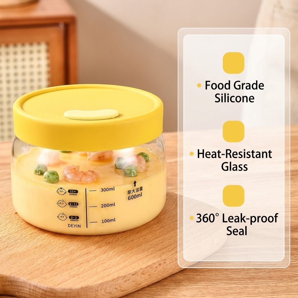 Yellow Glass Food Storage Cont - đánh giá và giá Food Storage Yellow