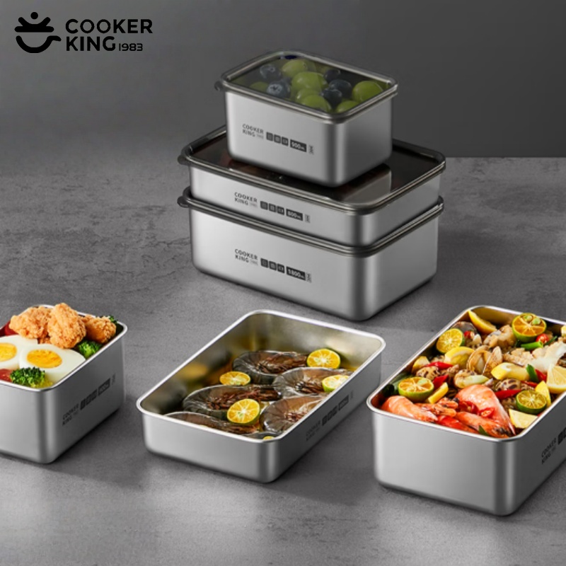 COOKER KING Stainless Steel Fr - đánh giá và giá Stainless Lunch Box