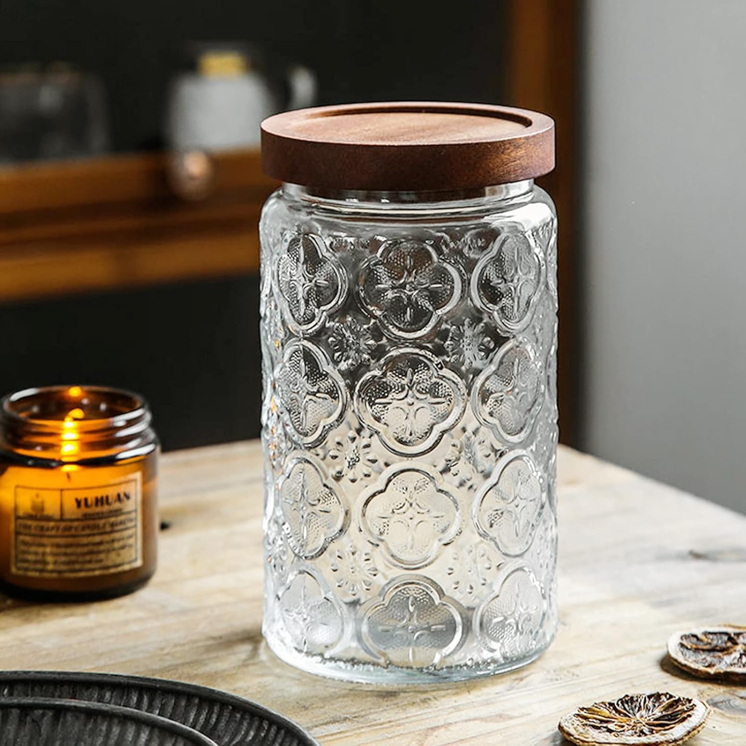 35oz/1000ml Glass Storage Jars - đánh giá và giá Food Storage Large