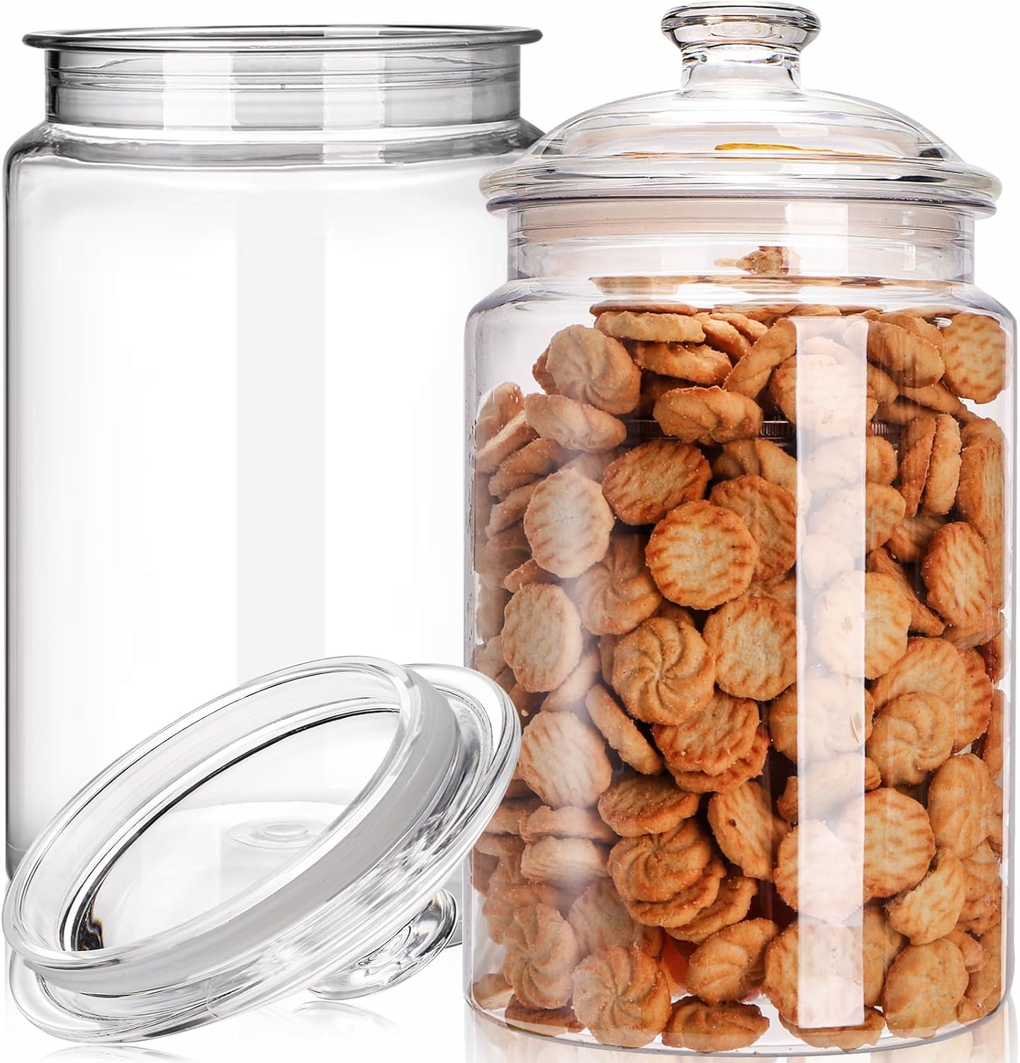 2 Pack 130 oz Large Cookie Jar - đánh giá và giá Food Storage Large