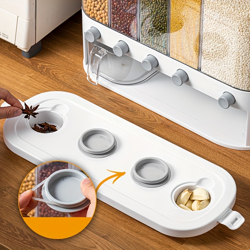 1pc Large Capacity Dry Food Di - đánh giá và giá Food Storage Glass Round