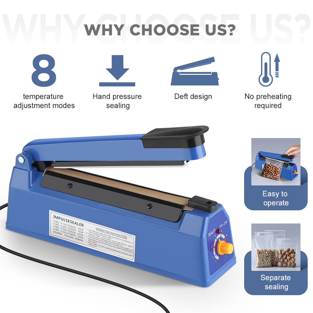 Impulse Sealer Machine Kitchen - đánh giá và giá Food Storage Vacuum Sealer Machine