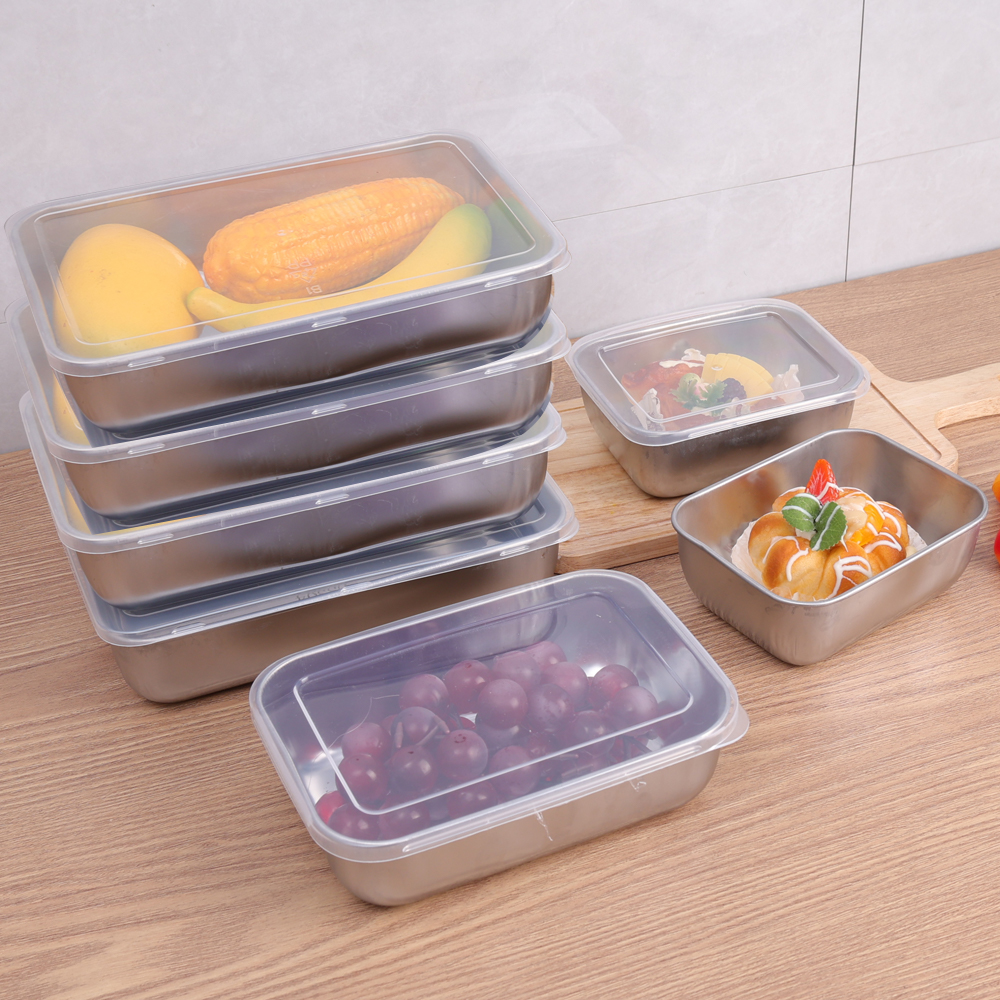 Stainless Steel Food Storage B - đánh giá và giá Stainless Lunch Box