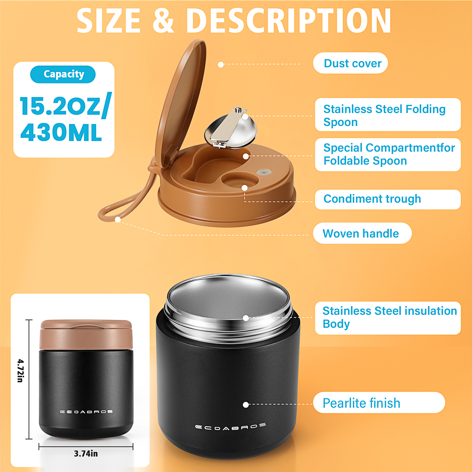 15.2oz Insulated Kids Thermo J - đánh giá và giá Stainless Lunch Box