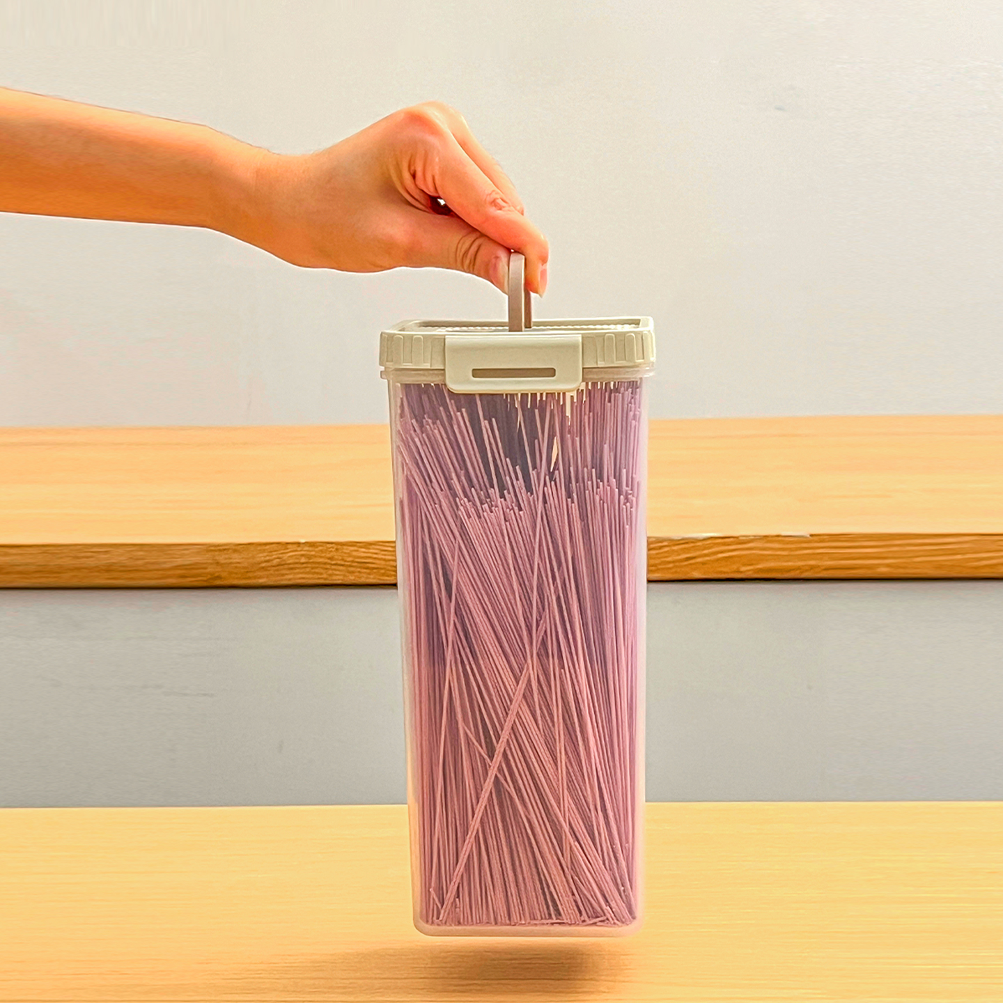 Noodles Sealed Storage Box Wit - đánh giá và giá Food Storage Order