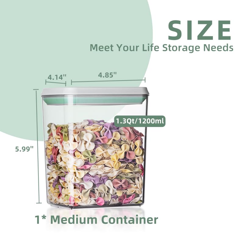 Ankou 3Pcs 1.2L Pop Airtight F - đánh giá và giá Food Storage Order