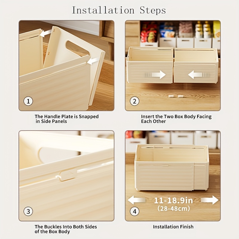Cream-colored Retractable Stor - đánh giá và giá Food Storage Room