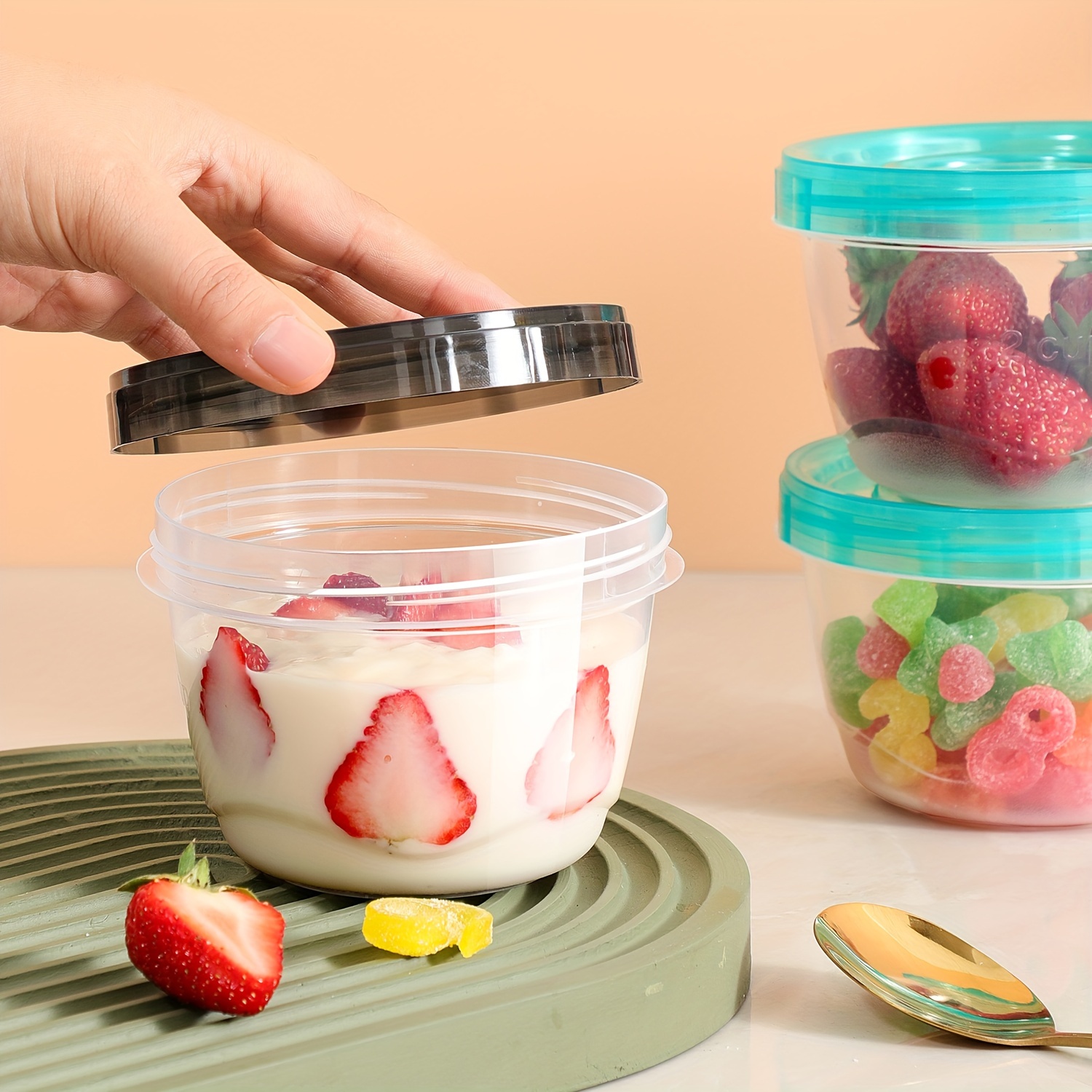 2 Transparent Sealed Food Stor - đánh giá và giá Food Storage Order