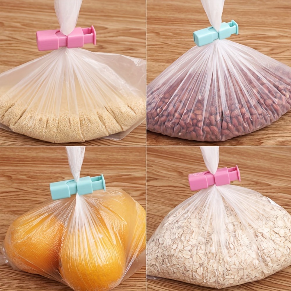 Food Bag Sealing Clips 12 Pcs  - đánh giá và giá Food Storage Bags Reusable