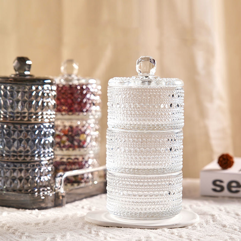 European Creative Luxury Cryst - đánh giá và giá Food Storage Glass Round