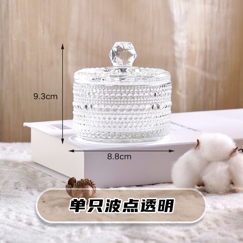 European Creative Luxury Cryst - đánh giá và giá Food Storage Glass Round