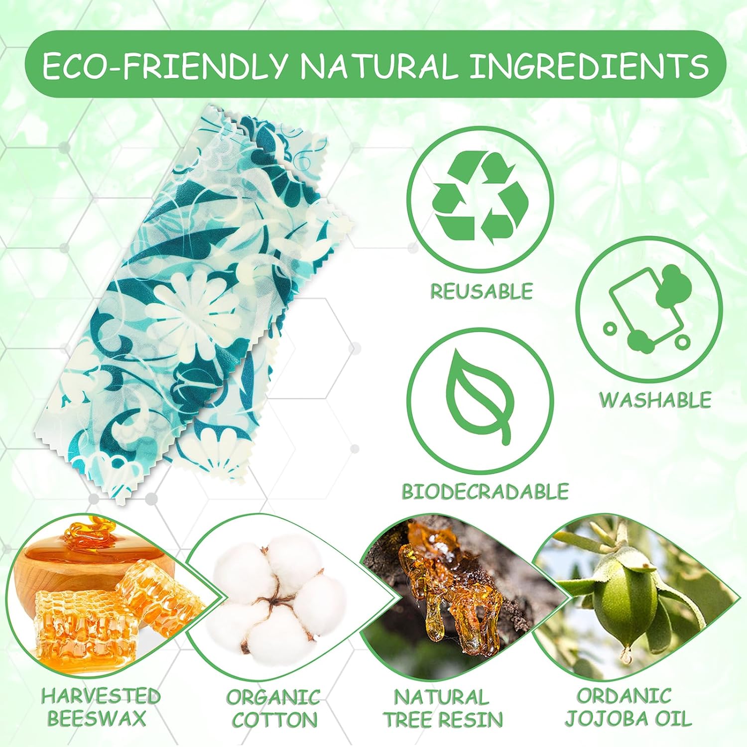 11 Pack Reusable Beeswax Wraps - đánh giá và giá Beeswax Food Wrap