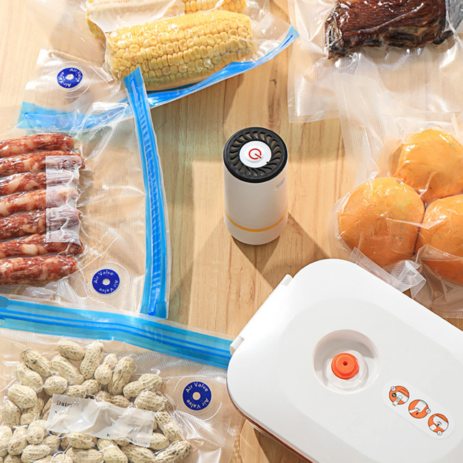Reusable vacuum food storage b - đánh giá và giá Food Storage Vacuum Sealer Machine