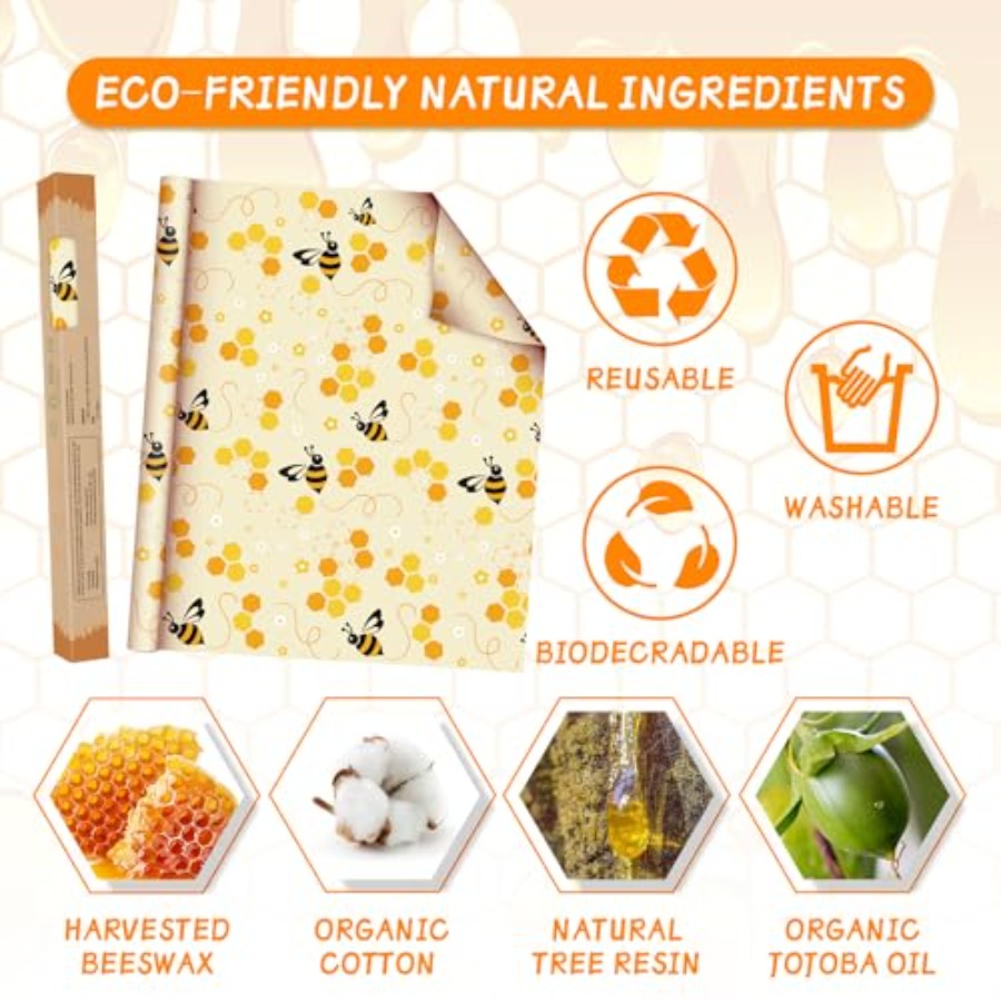 Beeswax Wraps for Food Roll 13 - đánh giá và giá Beeswax Food Wrap