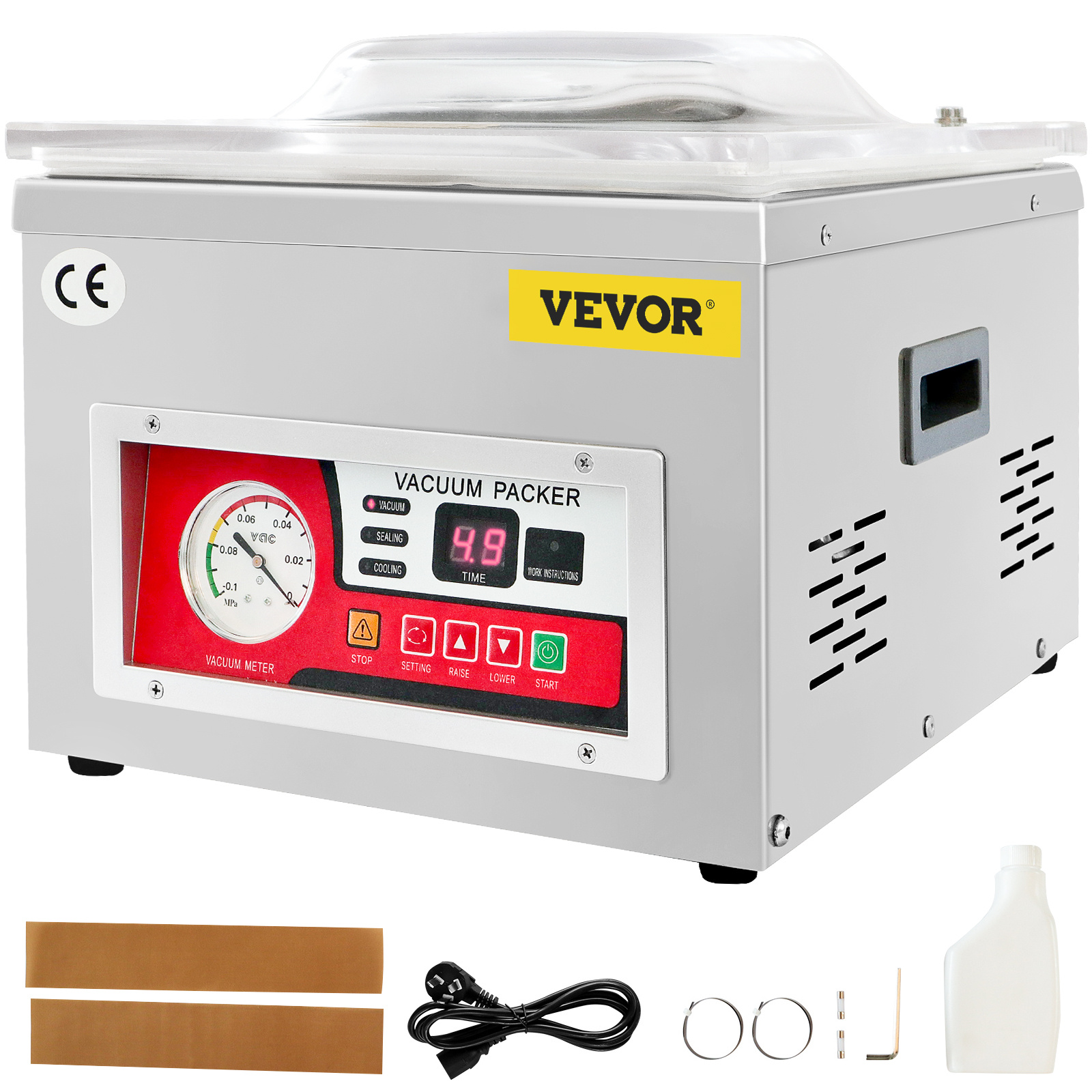 Vacuum Sealer Machine with 6.5 - đánh giá và giá Food Storage Glass Round