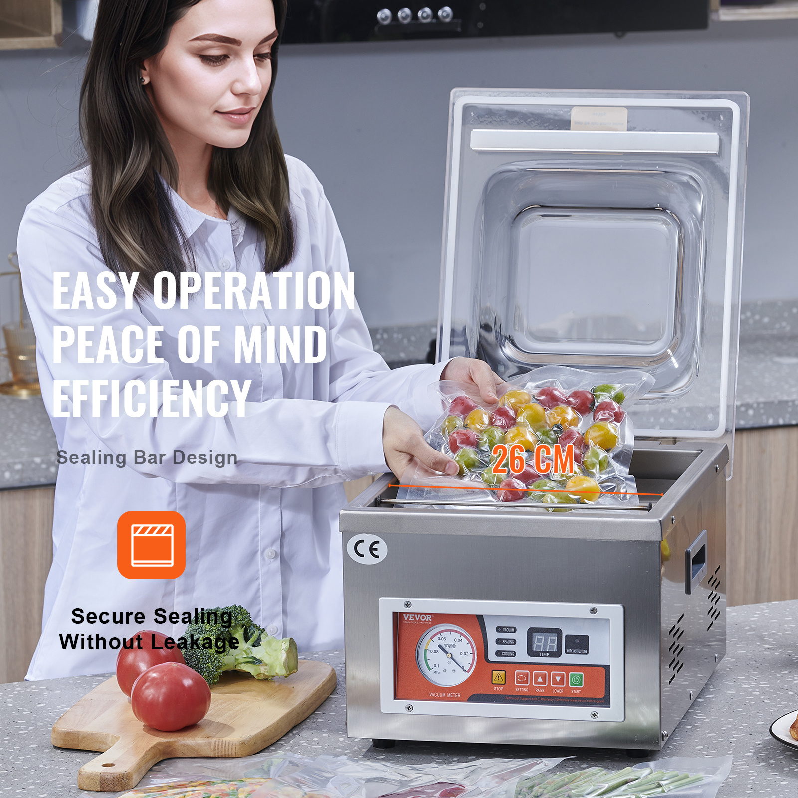 Vacuum Sealer Machine with 6.5 - đánh giá và giá Food Storage Glass Round