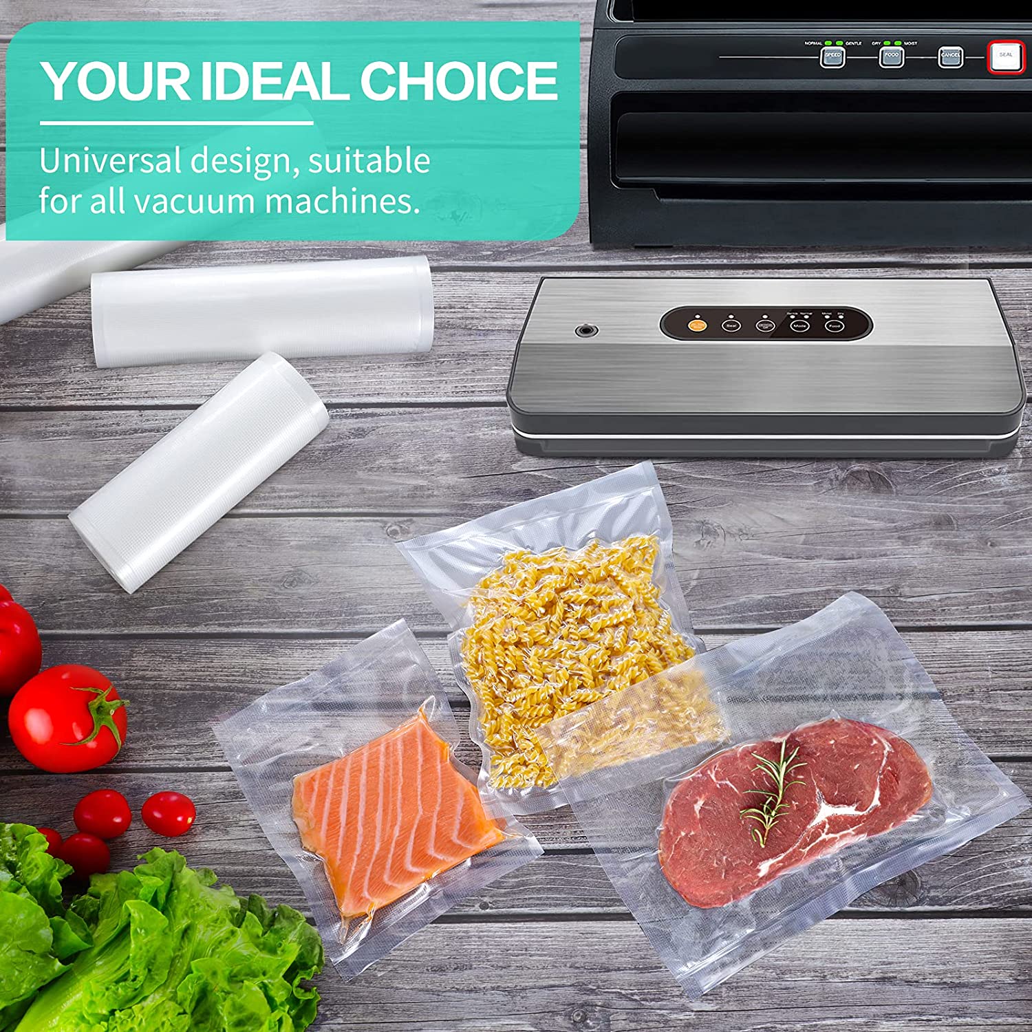 Kitchen Bags For Vacuum Food V - đánh giá và giá Food Storage Vacuum Sealer Machine