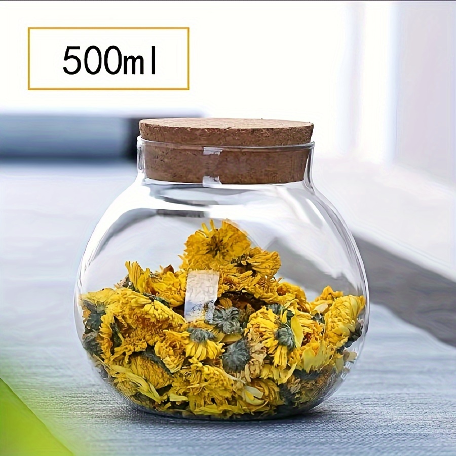 500ML Clear Glass Storage Cani - đánh giá và giá Food Storage Glass Round