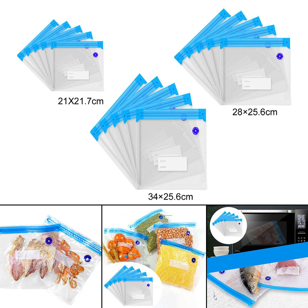 5Pieces Reusable Vacuum Food S - đánh giá và giá Food Storage Bags Reusable