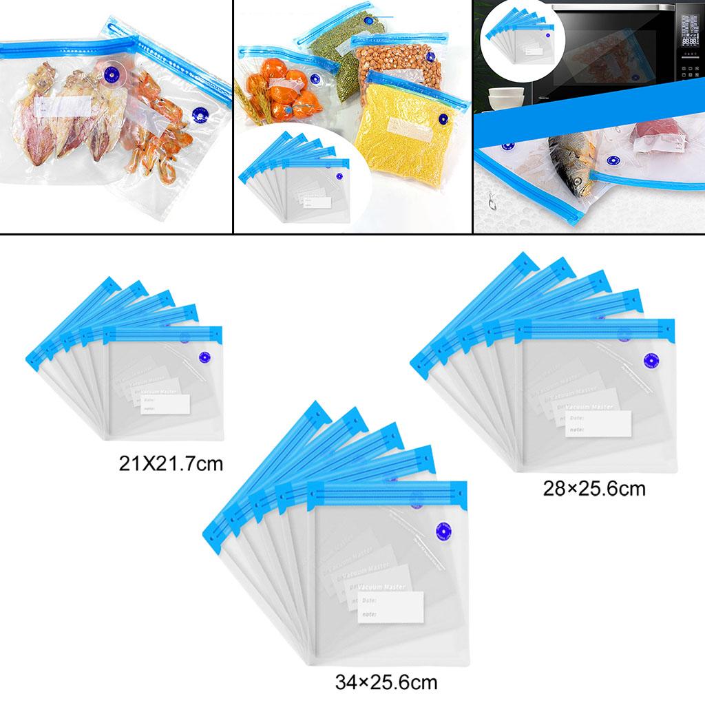 5Pieces Reusable Vacuum Food S - đánh giá và giá Food Storage Bags Reusable