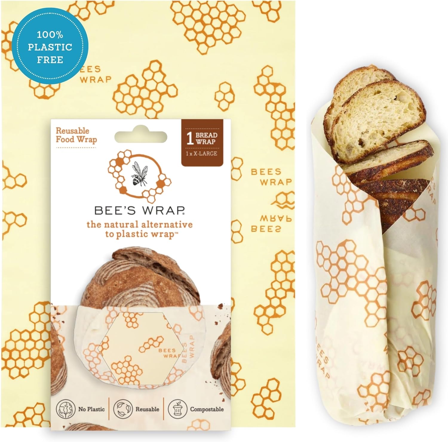 Reusable Beeswax Bread Wrap -  - đánh giá và giá Beeswax Food Wrap