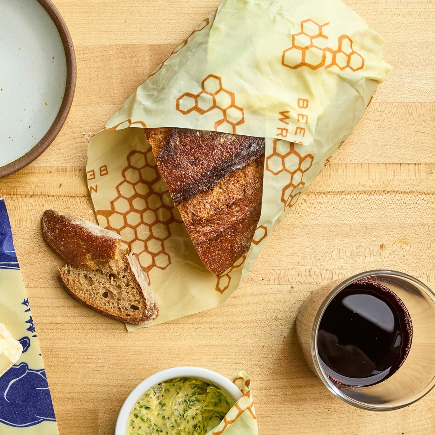 Reusable Beeswax Bread Wrap -  - đánh giá và giá Beeswax Food Wrap