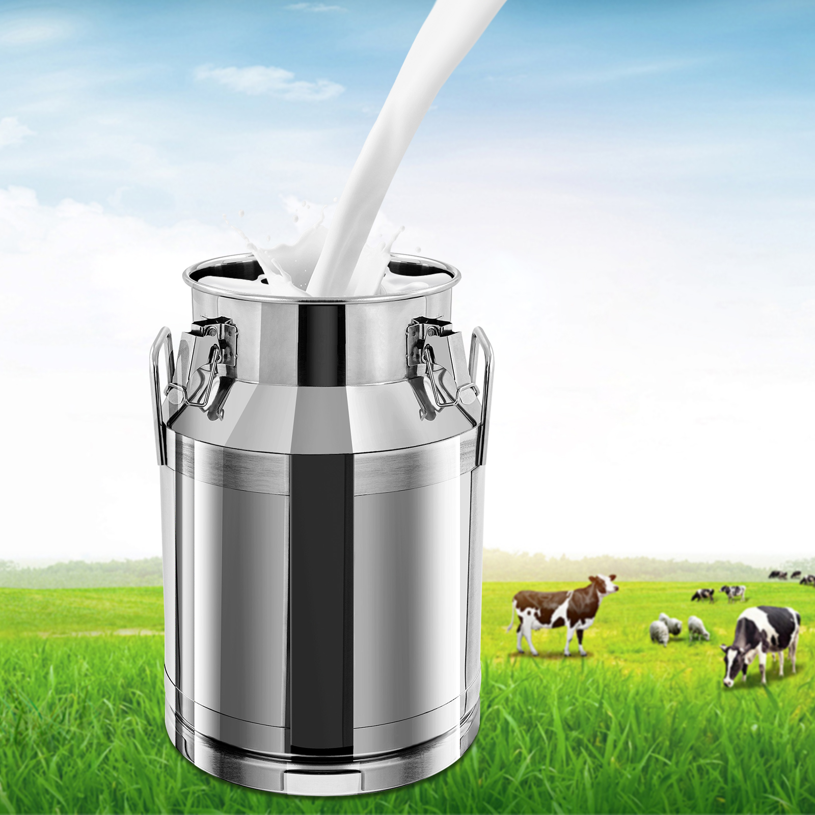 3L Milk Can Stainless Steel Fo - đánh giá và giá Food Storage Large