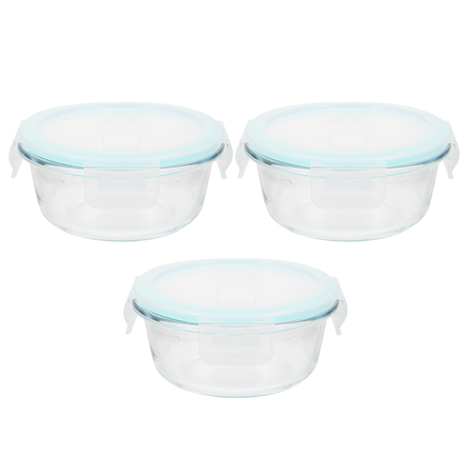 3Pcs Round Food Storage Contai - đánh giá và giá Food Storage Glass Round