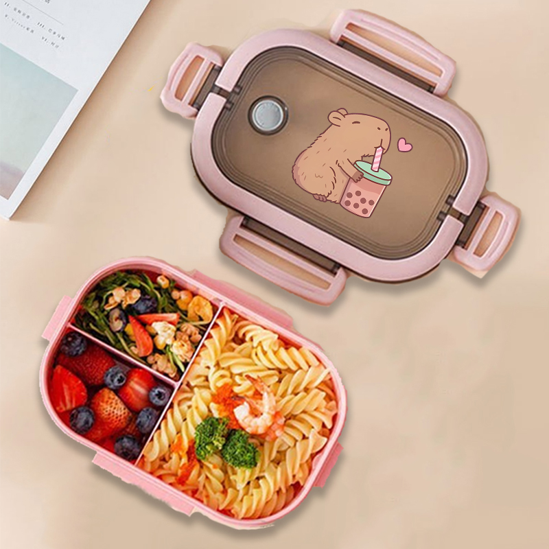 Capybara Bento Lunch Box Anime - đánh giá và giá Food Storage Room