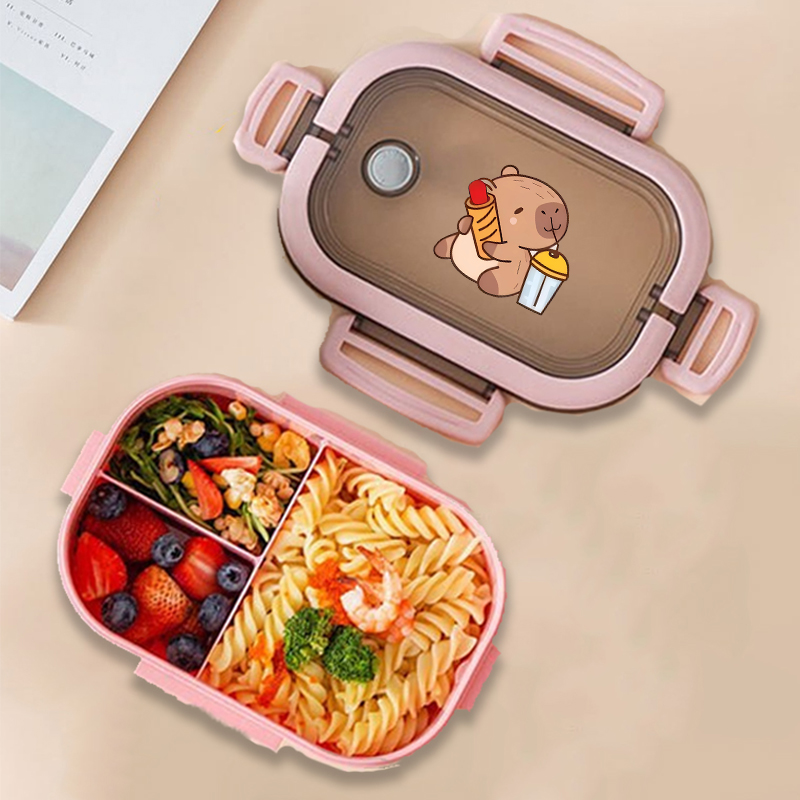 Capybara Bento Lunch Box Anime - đánh giá và giá Food Storage Room