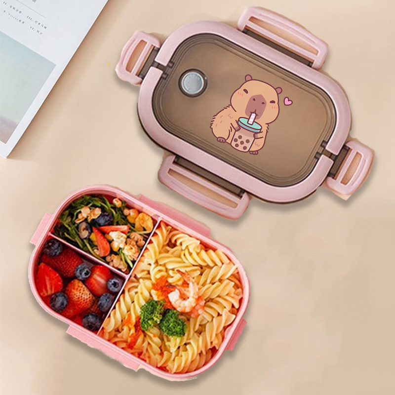 Capybara Bento Lunch Box Anime - đánh giá và giá Food Storage Room