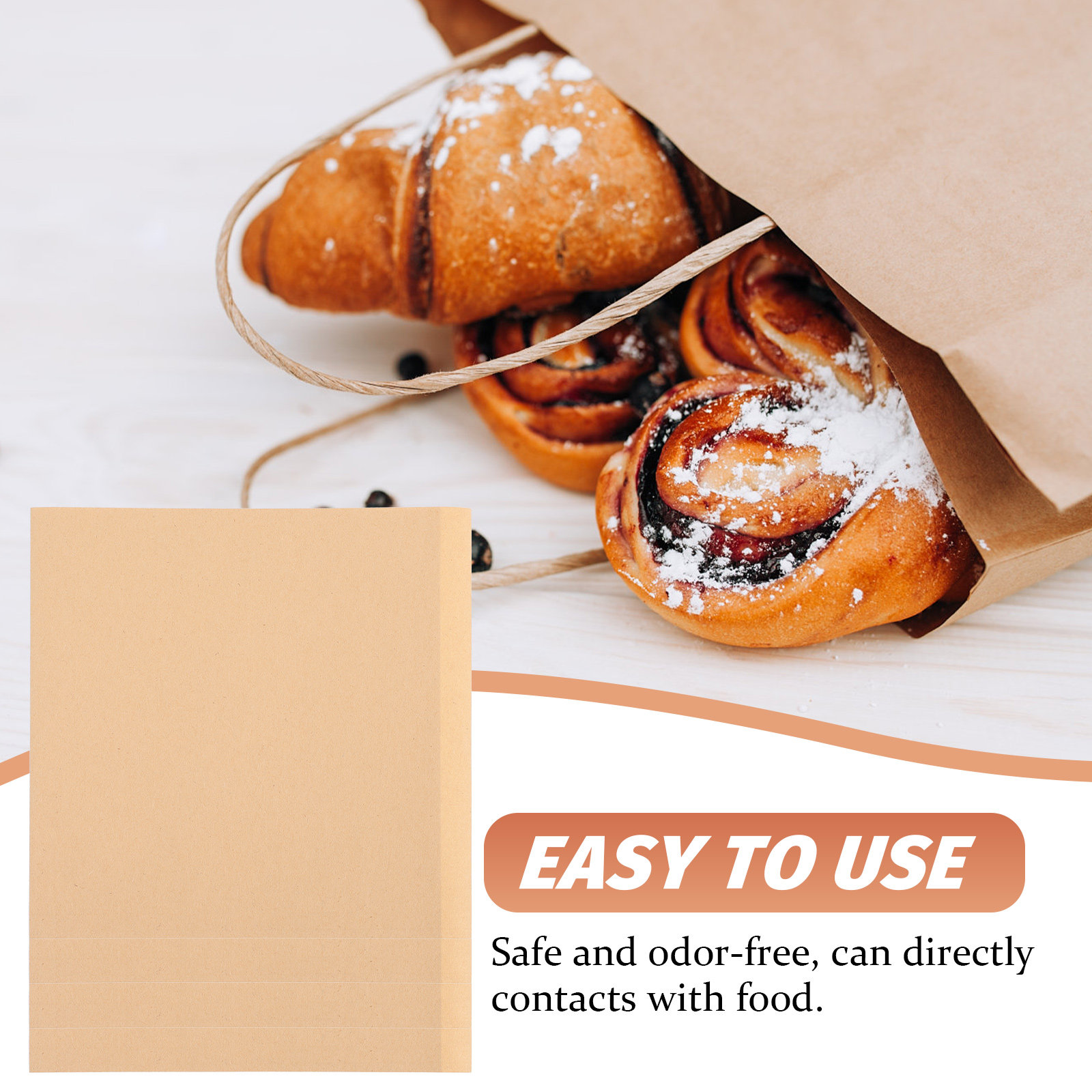 200Pcs Premium Food Safe Kraft - đánh giá và giá Food Storage Large