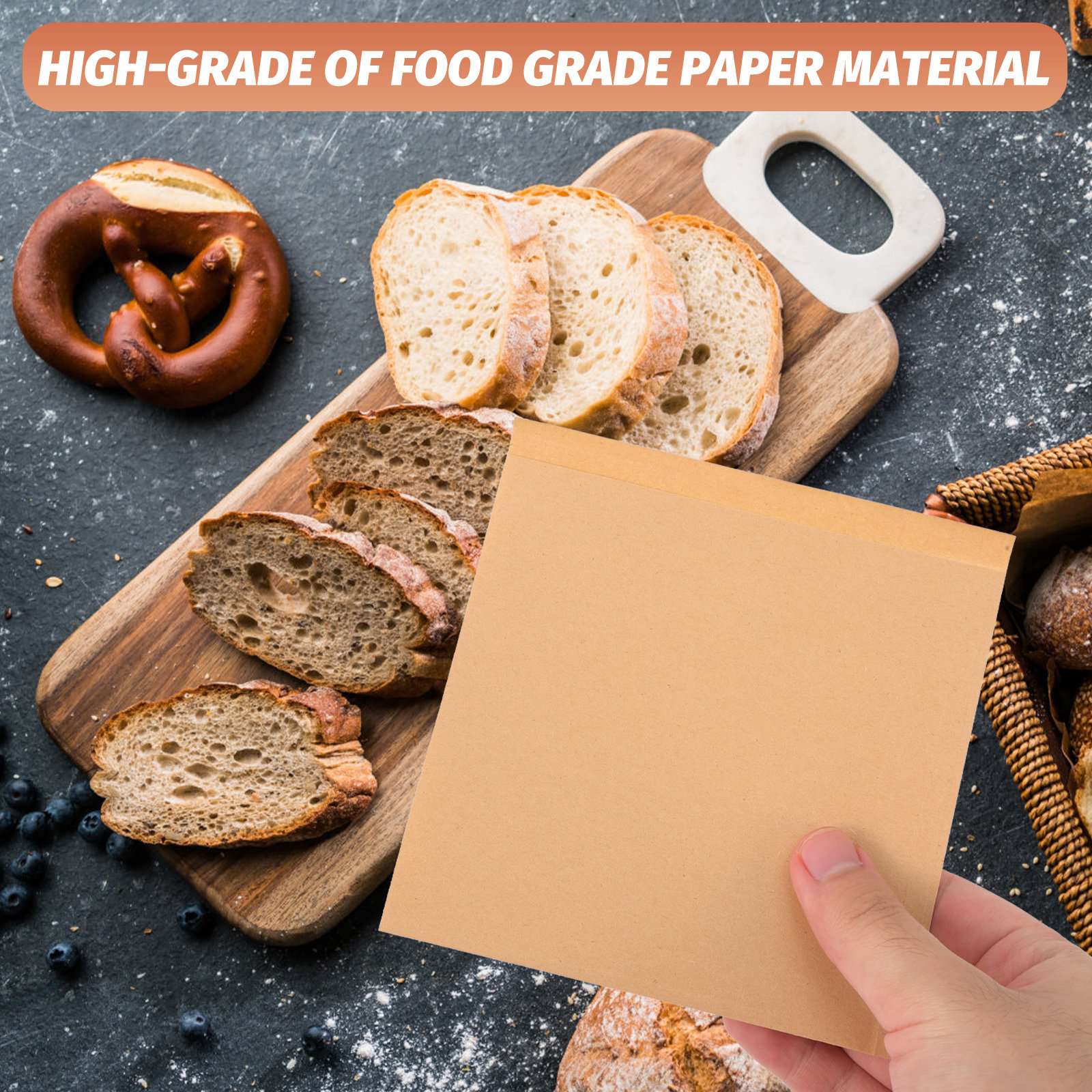 200Pcs Premium Food Safe Kraft - đánh giá và giá Food Storage Large