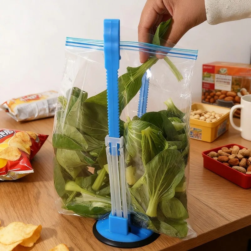 Hands Free Baggy Rack Clip Adj - đánh giá và giá Food Storage Bags Reusable