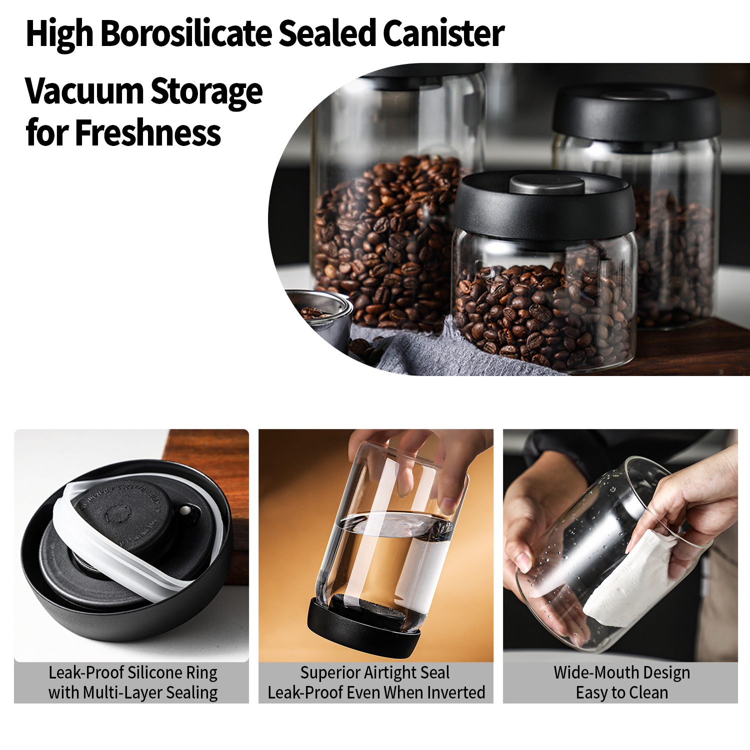 OANKR Vacuum Coffee Canister 5 - đánh giá và giá Food Storage Machine
