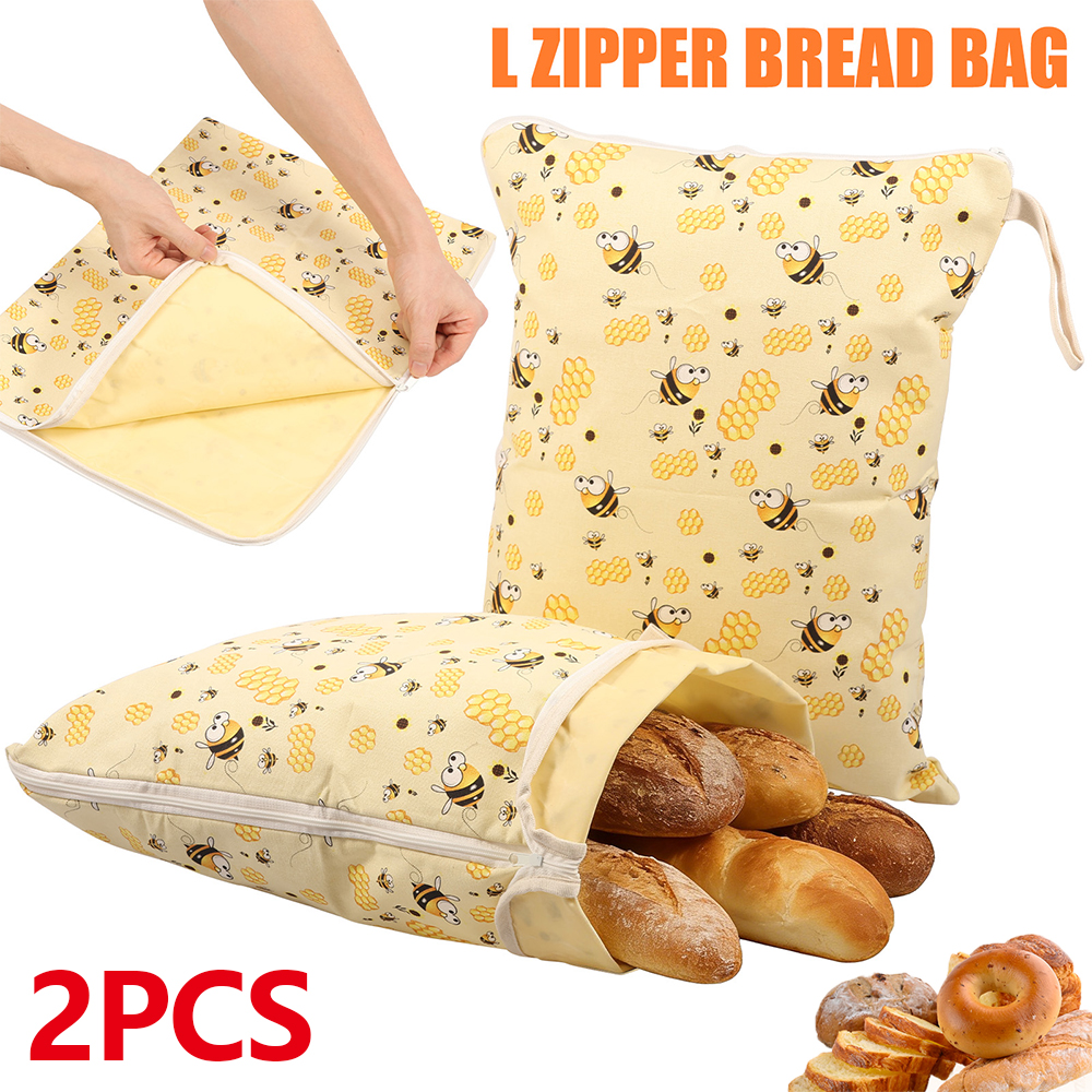 2Pcs Beeswax Bread Bags 13x17I - đánh giá và giá Beeswax Food Wrap