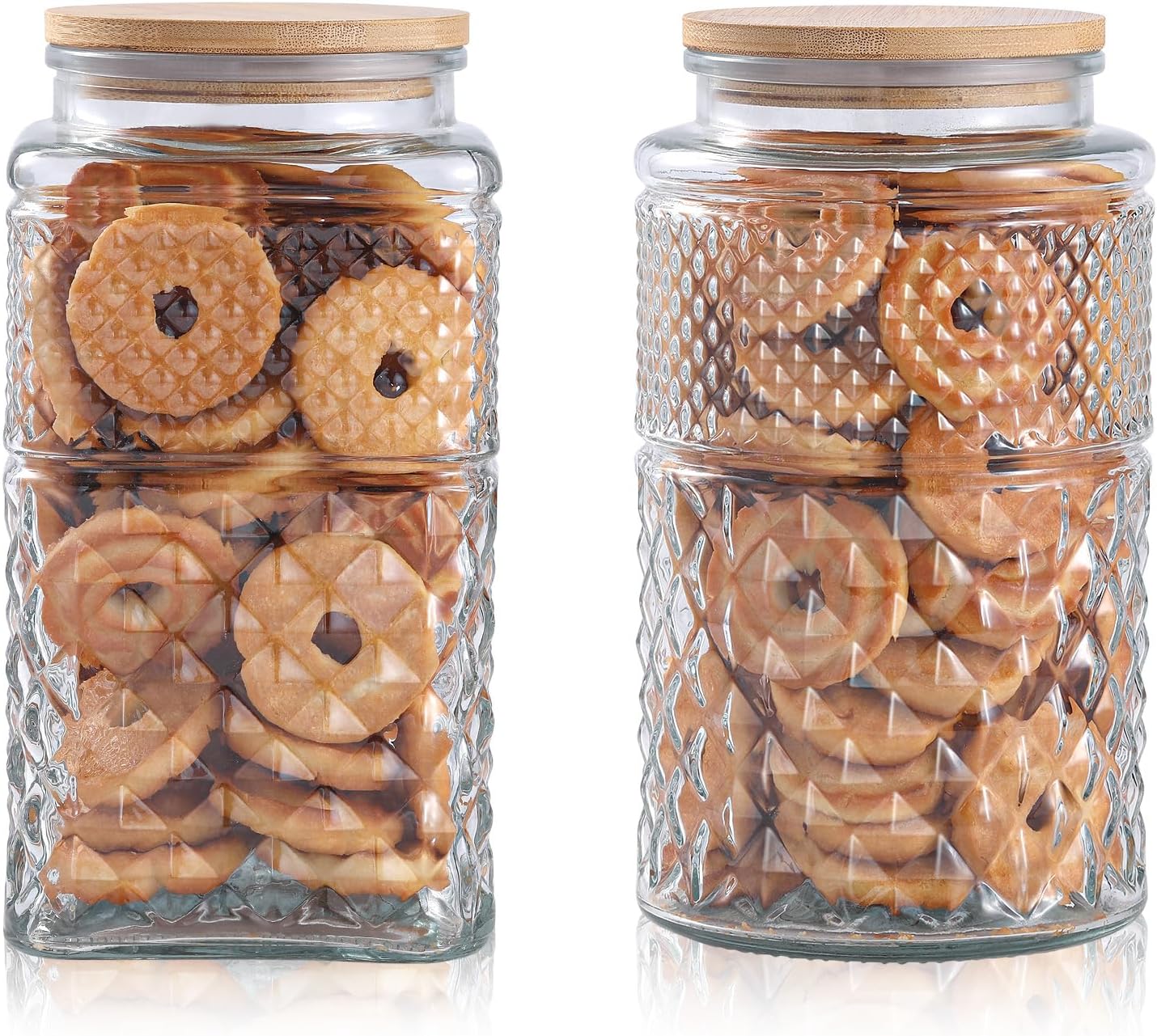 0.7Gallon/2600ml Glass Cookie  - đánh giá và giá Food Storage Large