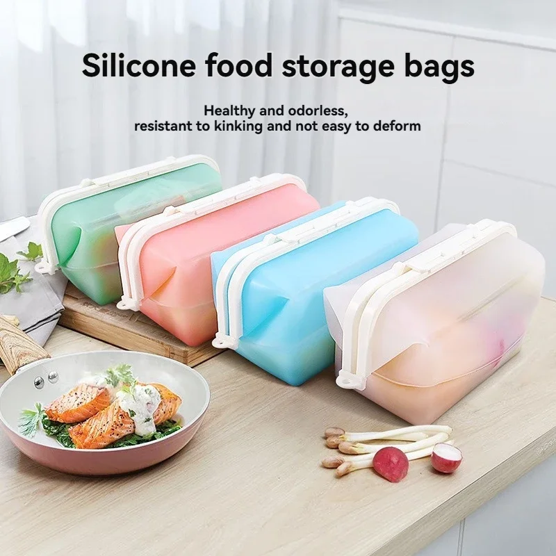 Silicone Travel Premium Reusab - đánh giá và giá Food Storage Bags Reusable
