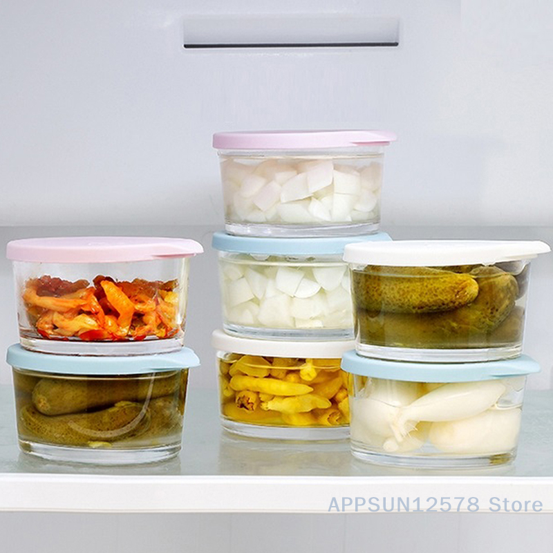 Microwave Safe Round Food Stor - đánh giá và giá Food Storage Glass Round