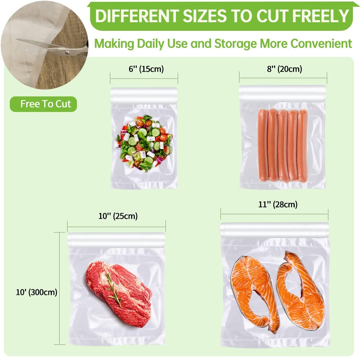 500cm/Rolls Food Vacuum Bags f - đánh giá và giá Food Storage Vacuum Sealer Machine