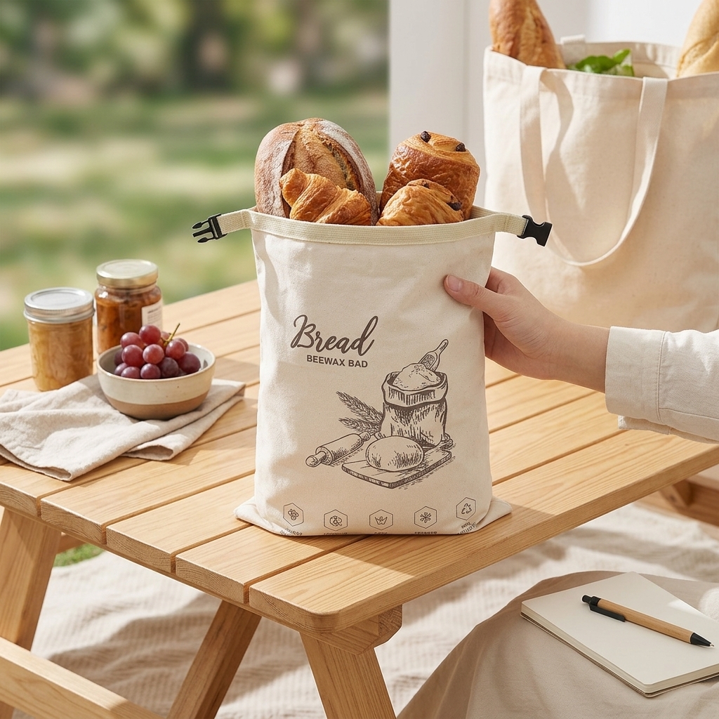 Reusable Beeswax Bread Bag wit - đánh giá và giá Food Storage Bags Reusable