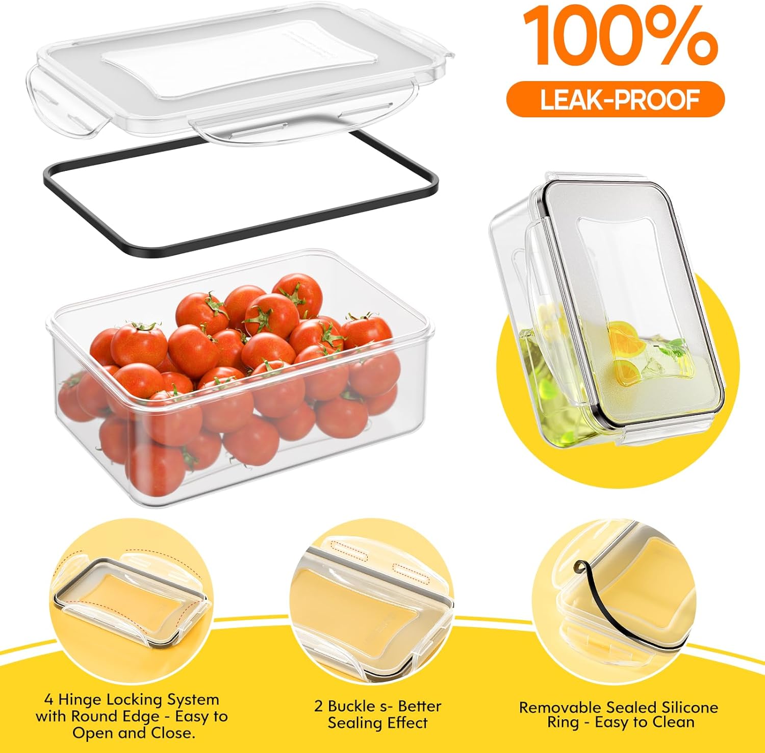 52 PCS Food Storage Containers - đánh giá và giá Food Storage Plastic