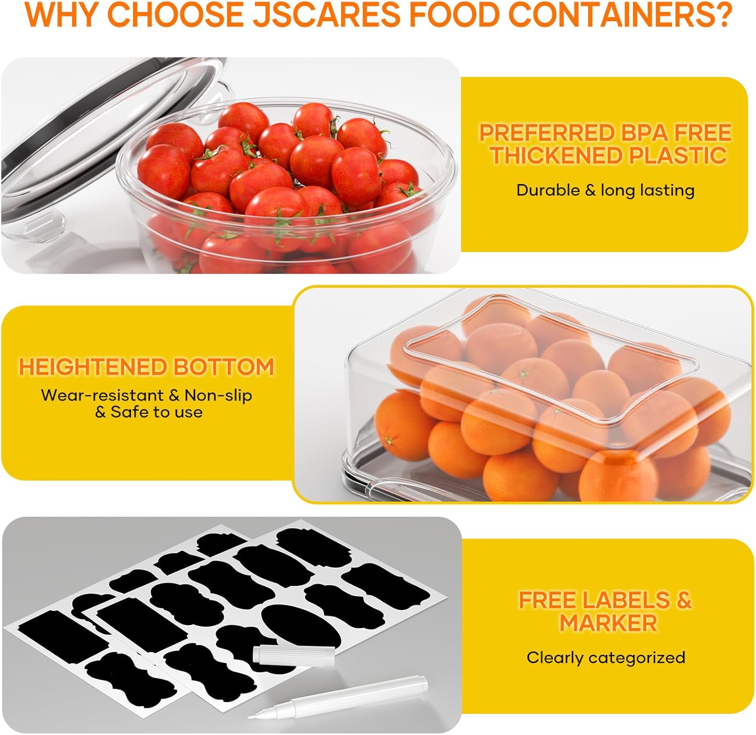 52 PCS Food Storage Containers - đánh giá và giá Food Storage Plastic